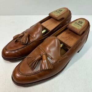 NEW HEELS Crockett & Jones x Ralph Lauren Tassel Loafer Bench Made England 8.5 D
